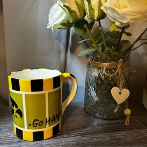 Iowa Hawkeyes Football Print Coffee Mug